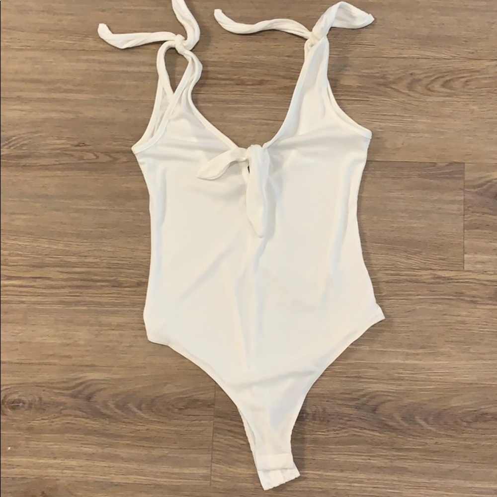 White summer body suit